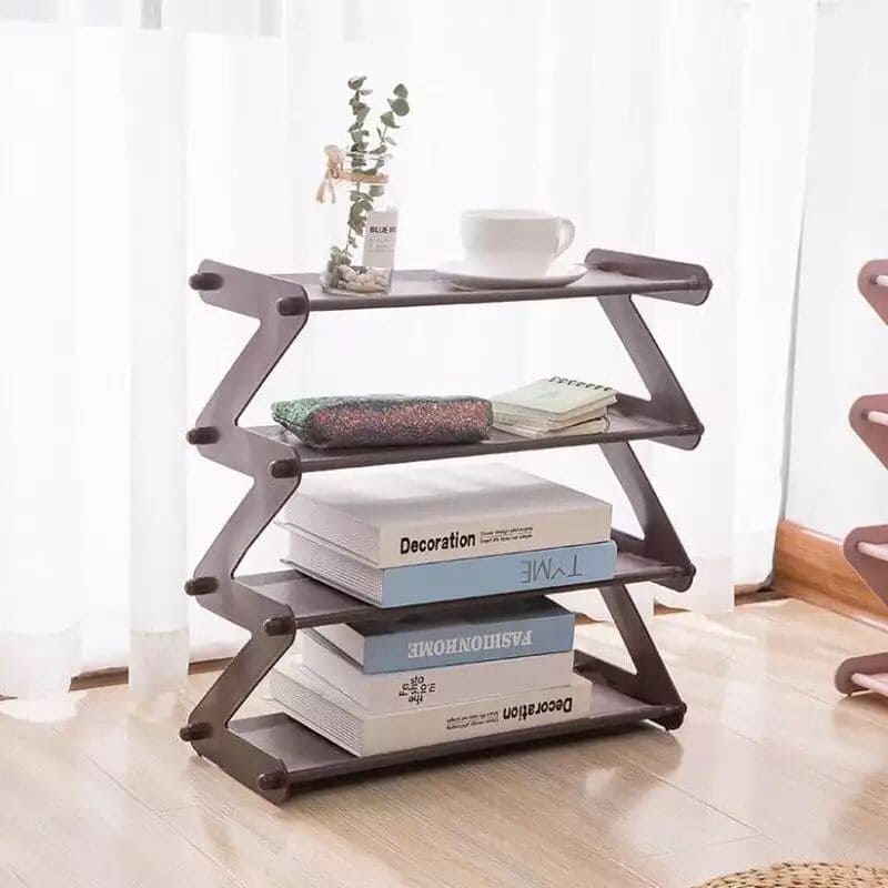 Expandable Z-shaped Shoe Rack, Shoe Shelf Storage Organizer, Simple Assembled Stainless Steel Storage Shelf for Shoes Book, Z Shape Shoe Stand Rack Expandable Z-shaped Shoe Rack, Shoe Shelf Storage Organizer, Simple Assembled Stainless Steel Storage Shelf for Shoes Book, Z Shape Shoe Stand Rack
